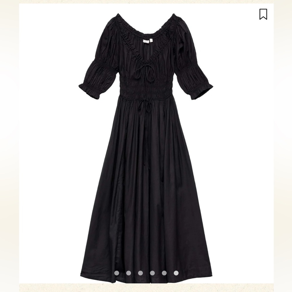 Doen Ischia Black Maxi Dress